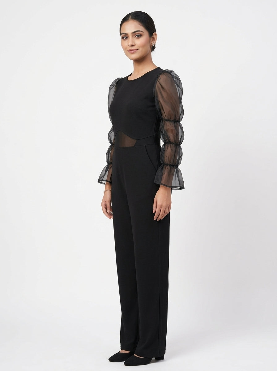 ATHENA Jumpsuit Casual Black Polyester