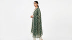 Elegant Green Embroidered Dupatta