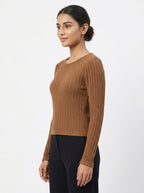 Zudio Tunic Casual Brown Blended