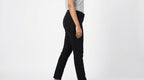Stylish Black Regular Fit Casual Trousers