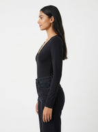 H&M Top Casual Beige Blended