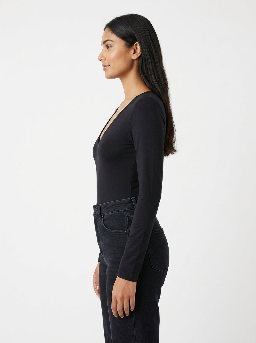 H&M Top Casual Beige Blended