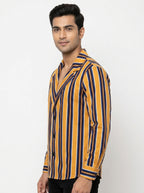 CBR Shirt Casual Mustard Polyester