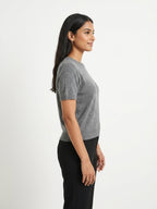 H&M Top Casual Grey Blended