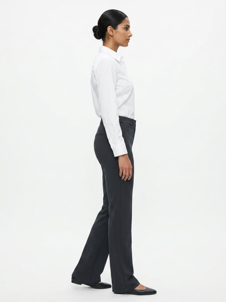 Charcoal Regular Fit Formal Trousers