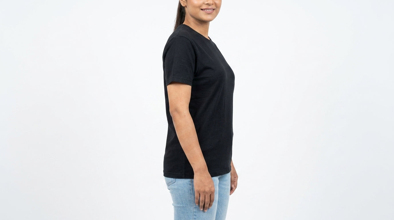 Aerox Women's Size M Bio Wash 100% Cotton T-Shirt