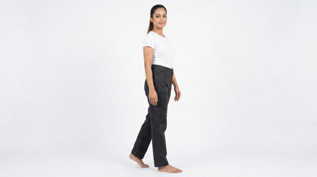 Mcm Trousers Solid Charcoal Cotton