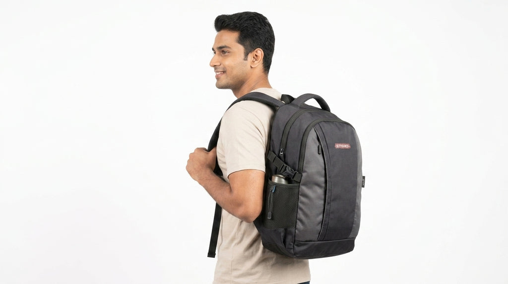 Dark Grey Casual Backpack