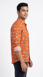 Cotton Evil Eye Orange
