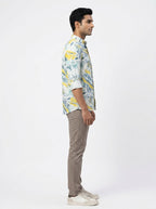 Cotton Rayon Printed Mabel Yellow Printed