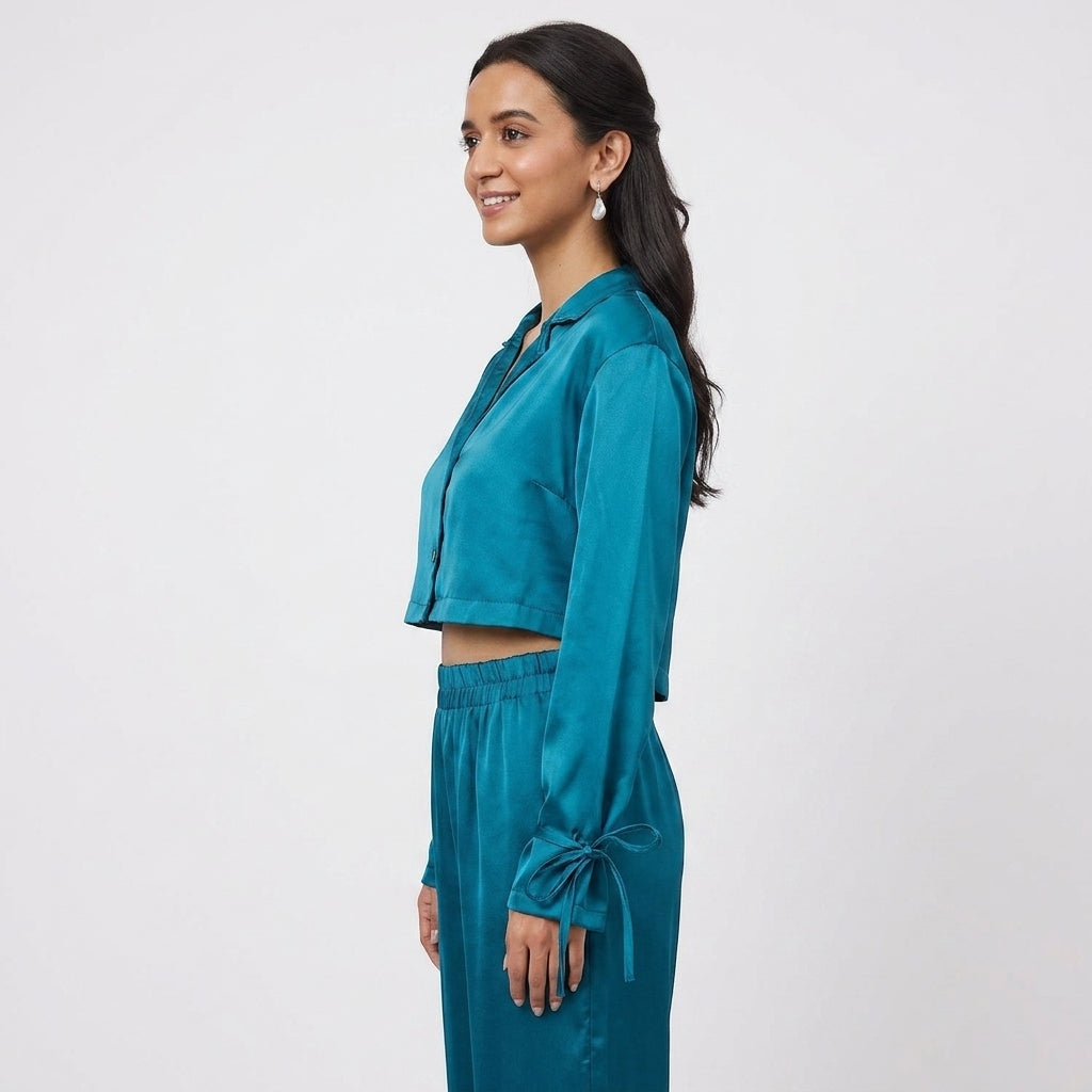 Drawstring Ruched Co-Ord Set