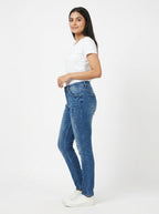 Women's Casual Blue Regular Fit Jeans