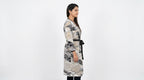 Multi Geometric Printed Open-Front Shrug