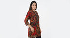 Multi-Colored Ethnic Print Rayon Kurti