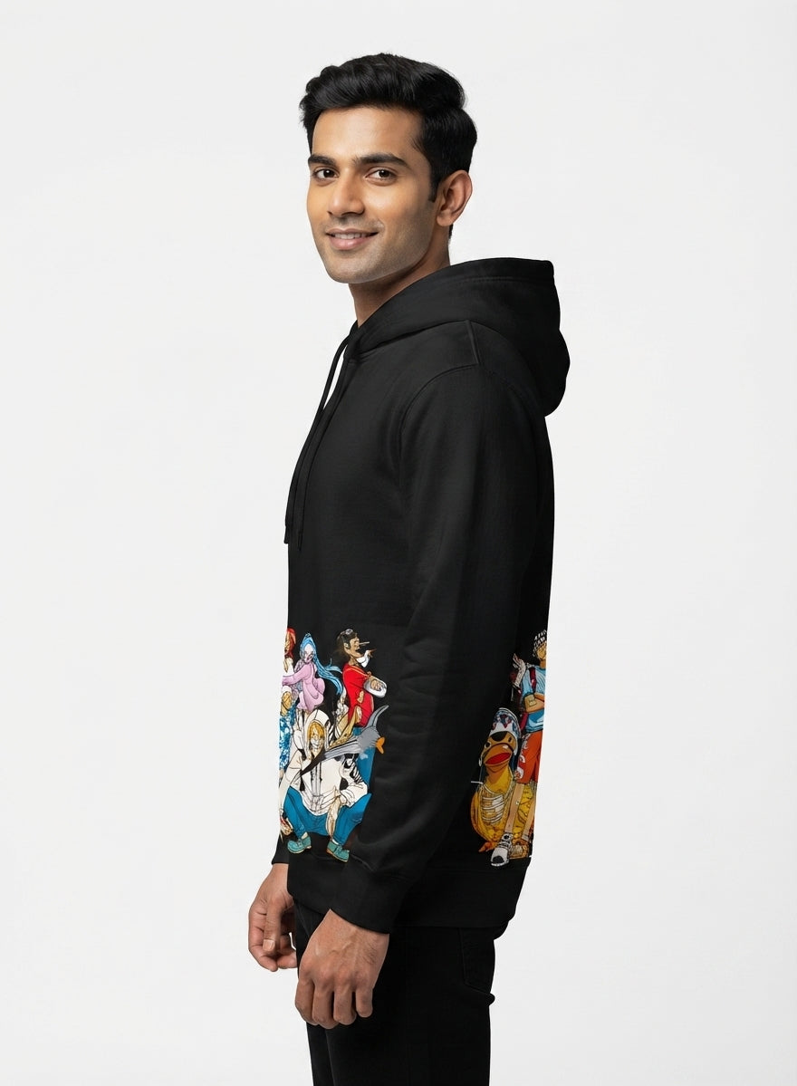 Anime World Black Hoodie