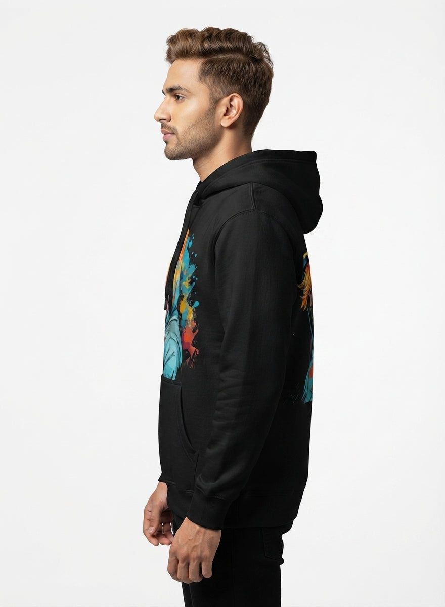 Anime Boy Black Hoodie