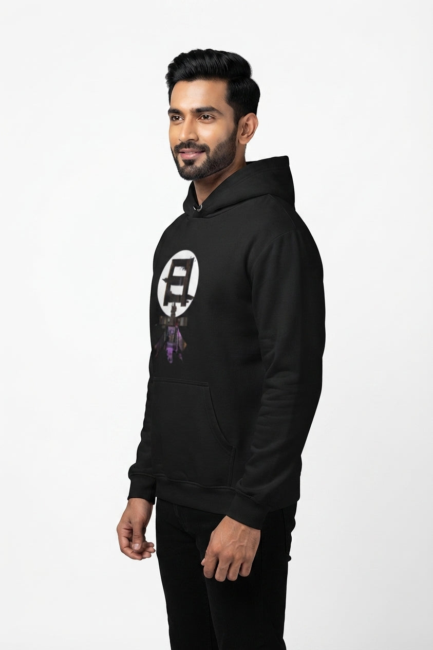 Anime Town Black Hoodie