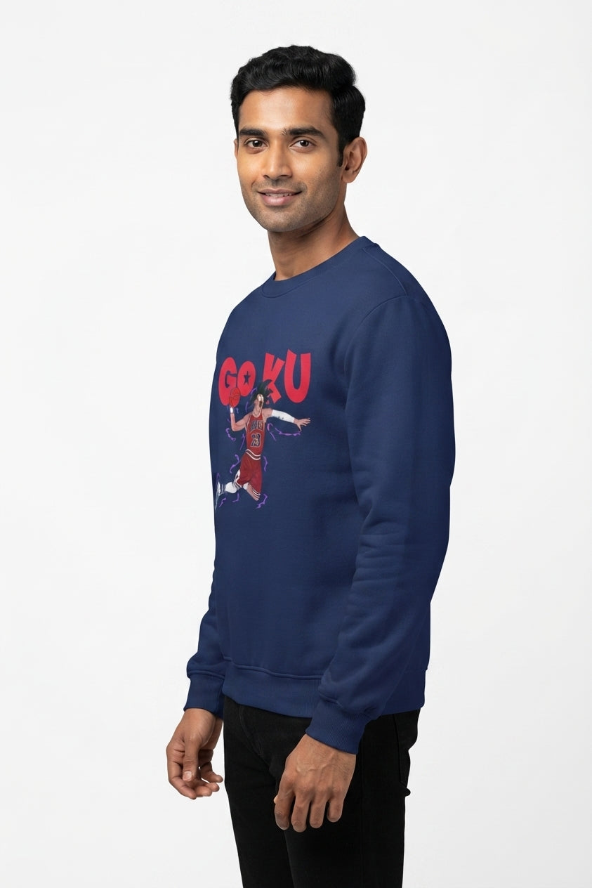 Anime Navy Sweatshirt