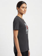 Van Heusen Charcoal Spider-Man Graphic Print T-Shirt