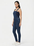Dark Blue Denim Jumpsuit