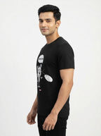 Imposter - Quirky Graphic T-Shirt Black Color