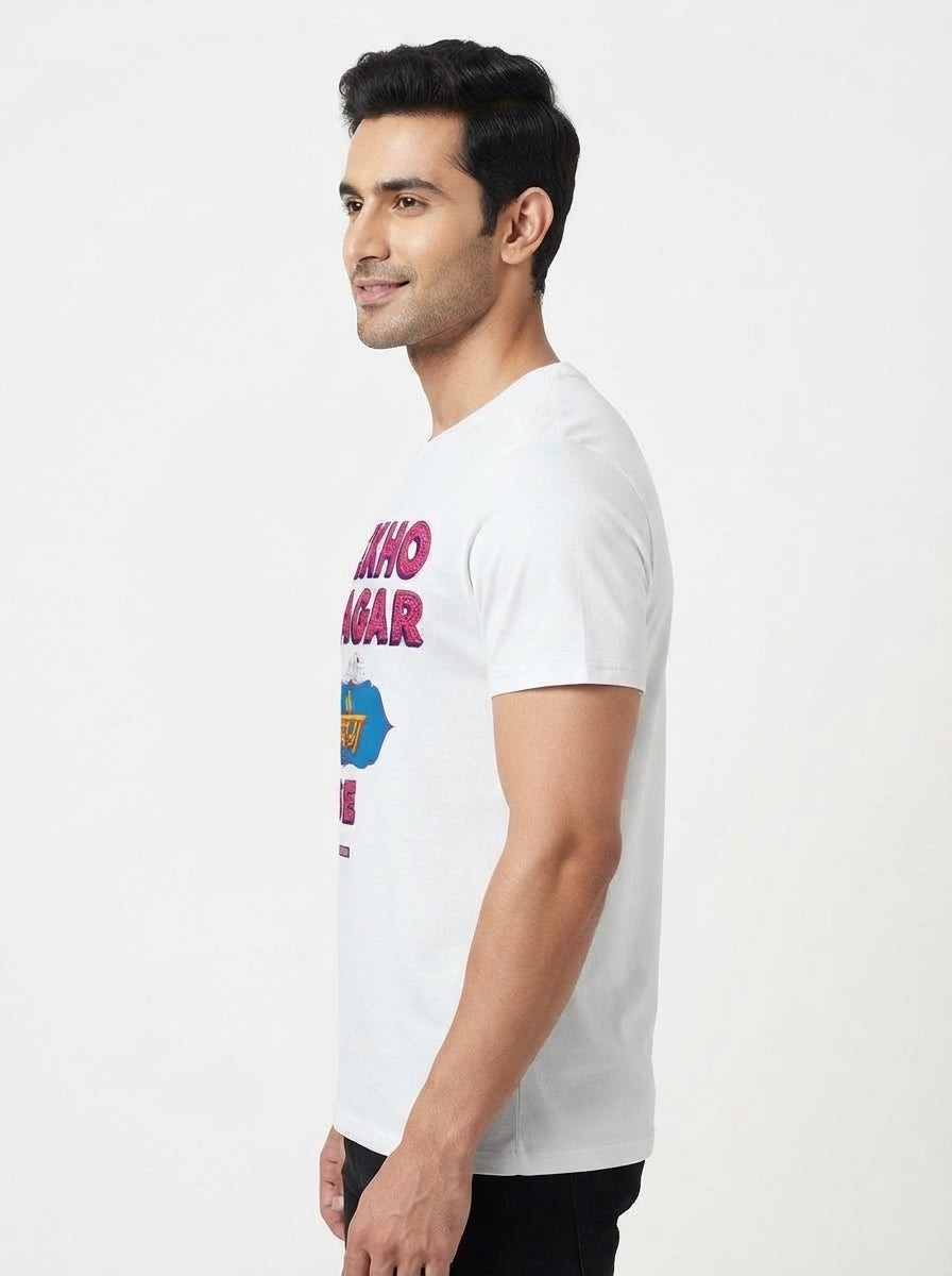 Dekho Magar Swag Se - Hindi words graphic printed TShirt