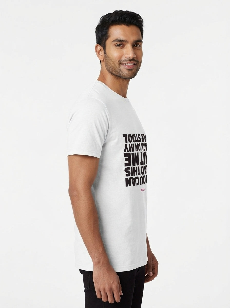 If you can read this - Graphic T-Shirt White Color