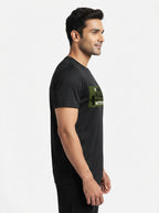 Make Muscles Not Excuses Black Dry-Fit T-Shirt