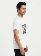 Don't Stop White Dry-Fit T-Shirt
