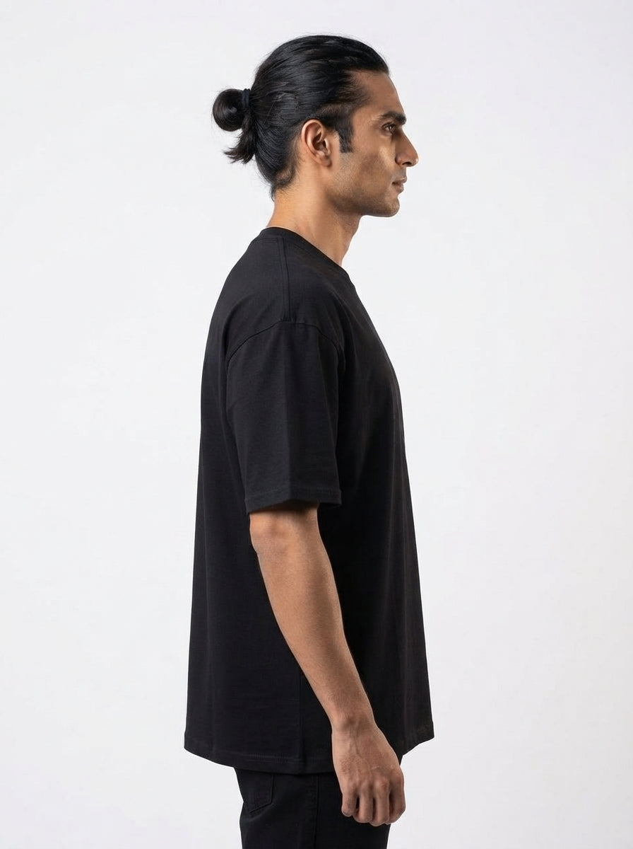 Failed Hero Black Oversized Tee
