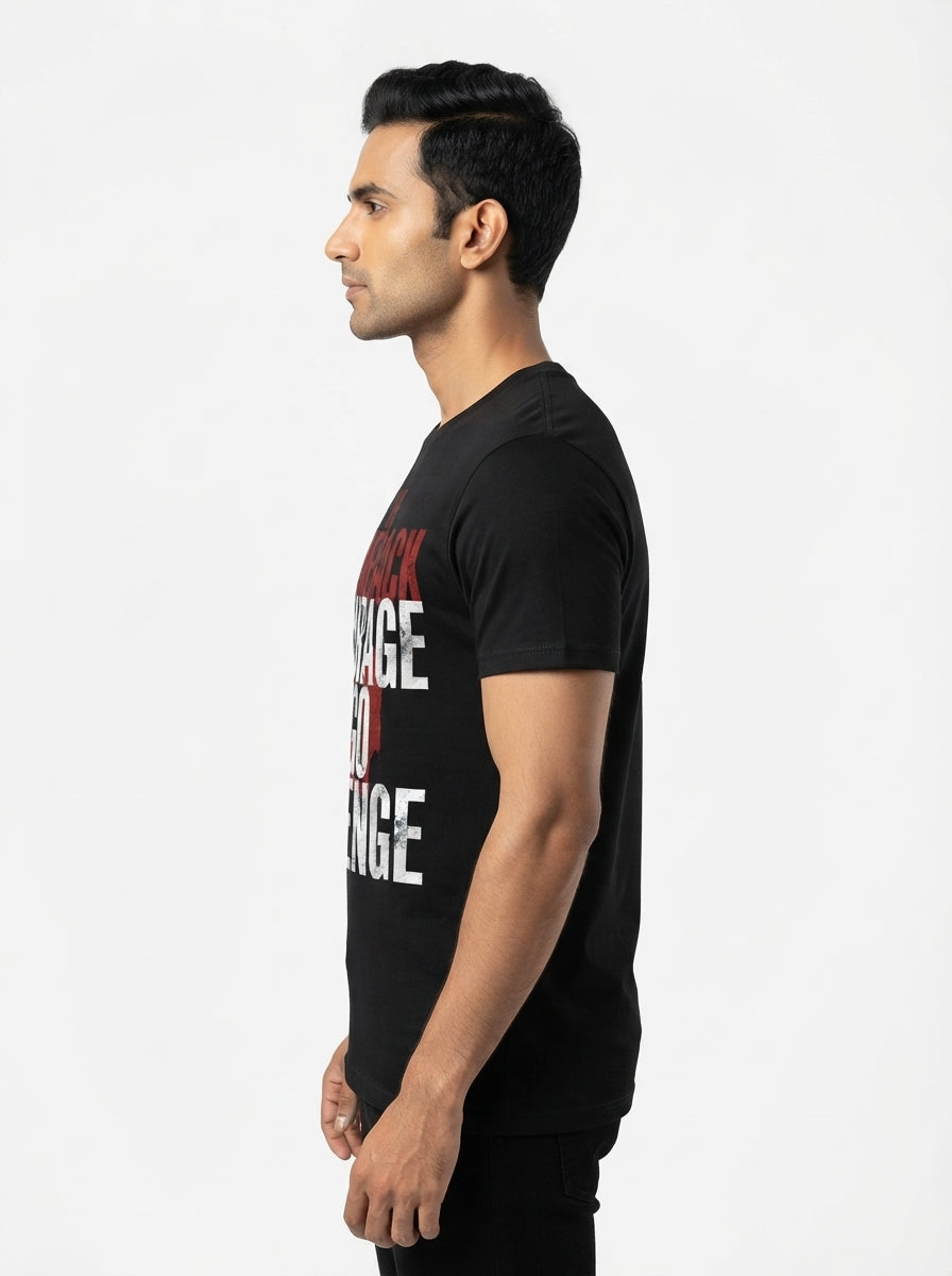 Comeback Courage Black Tee