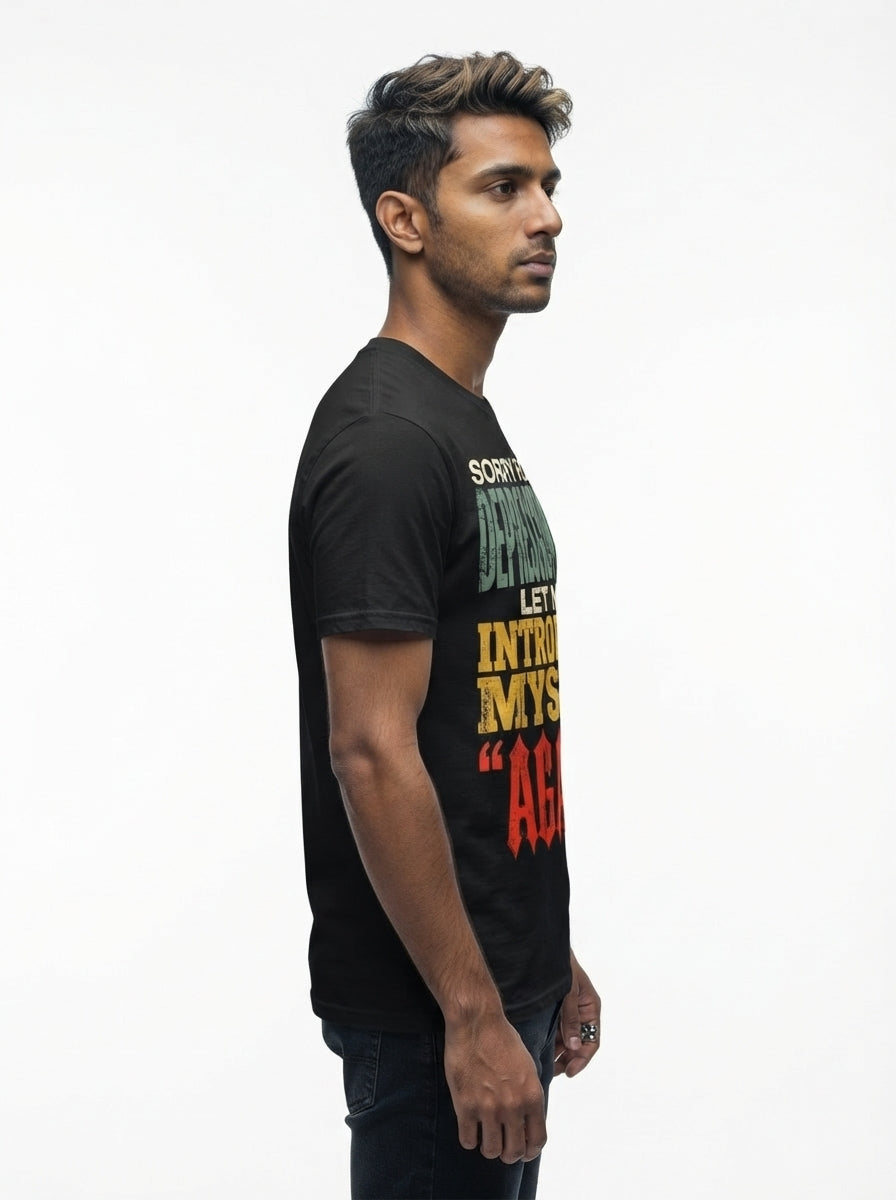 Depression Era Black Tee