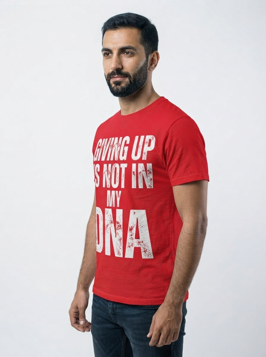 Giving Up Dna Red Tee