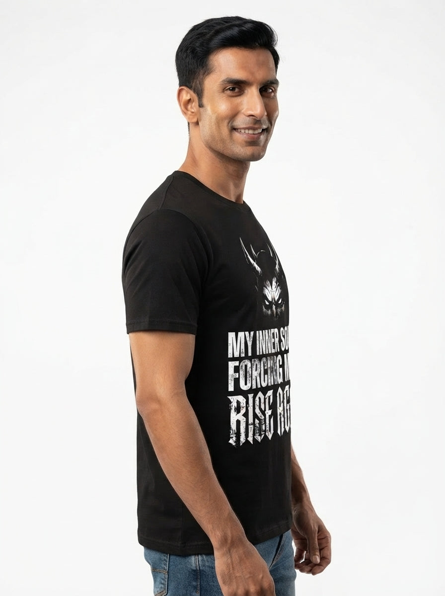 Inner Soul Rise Black Tee