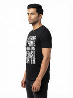 Re Entering Black Tee