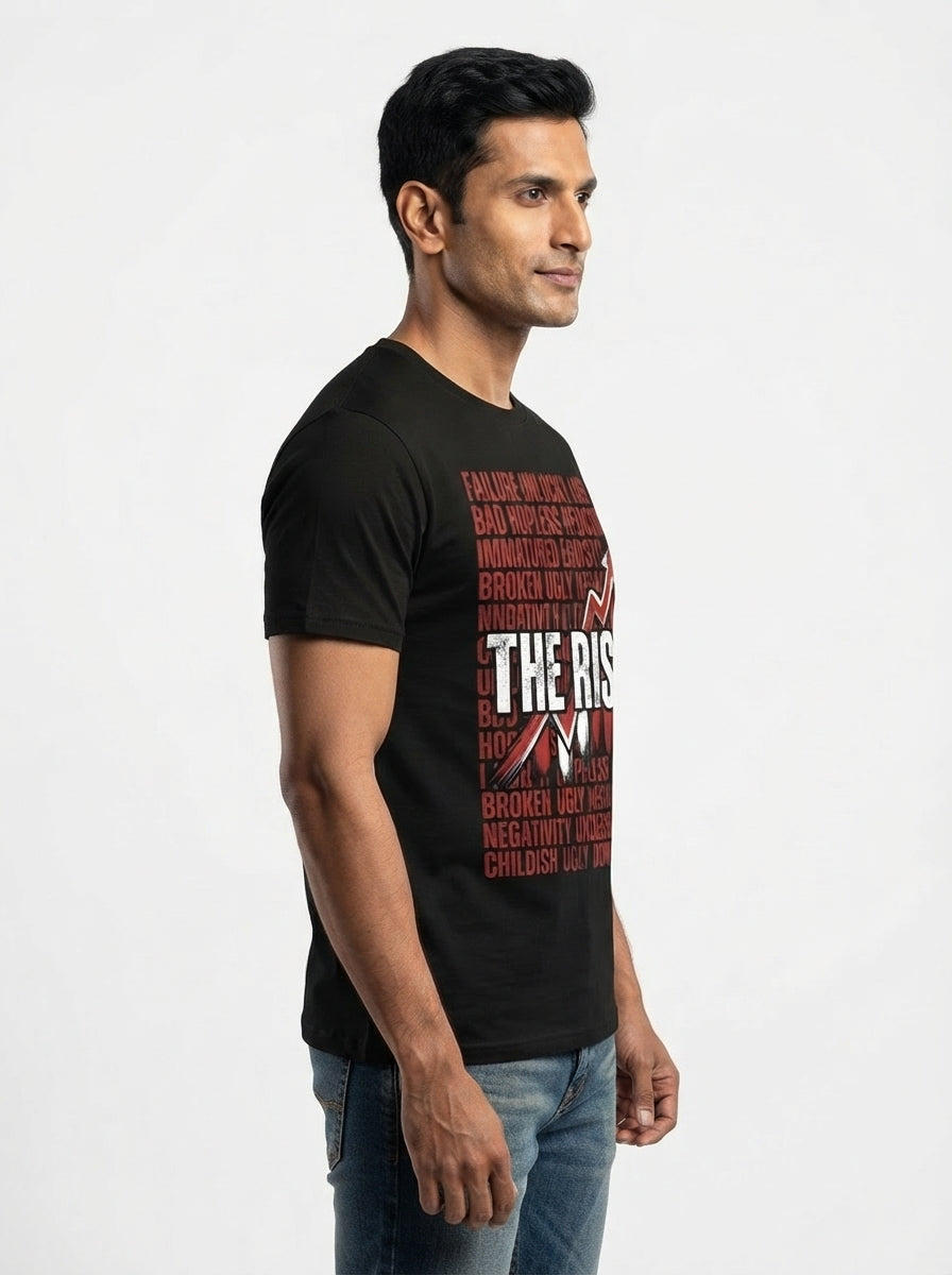 The Rise Black Tee