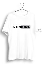 Striking Printed White Dry Fit Tee