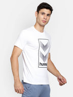 Hummel White Regular Shirts for Men Daily Wear