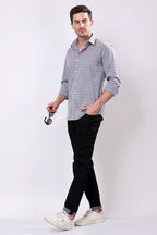 Stylox Regular Fit Full Sleeve Check Casual Shirt For Men's