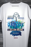 Indian Cricket Team at the World Cup 2019 - White Splatter Fan Tee
