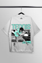 Tennis White Oversized Tee