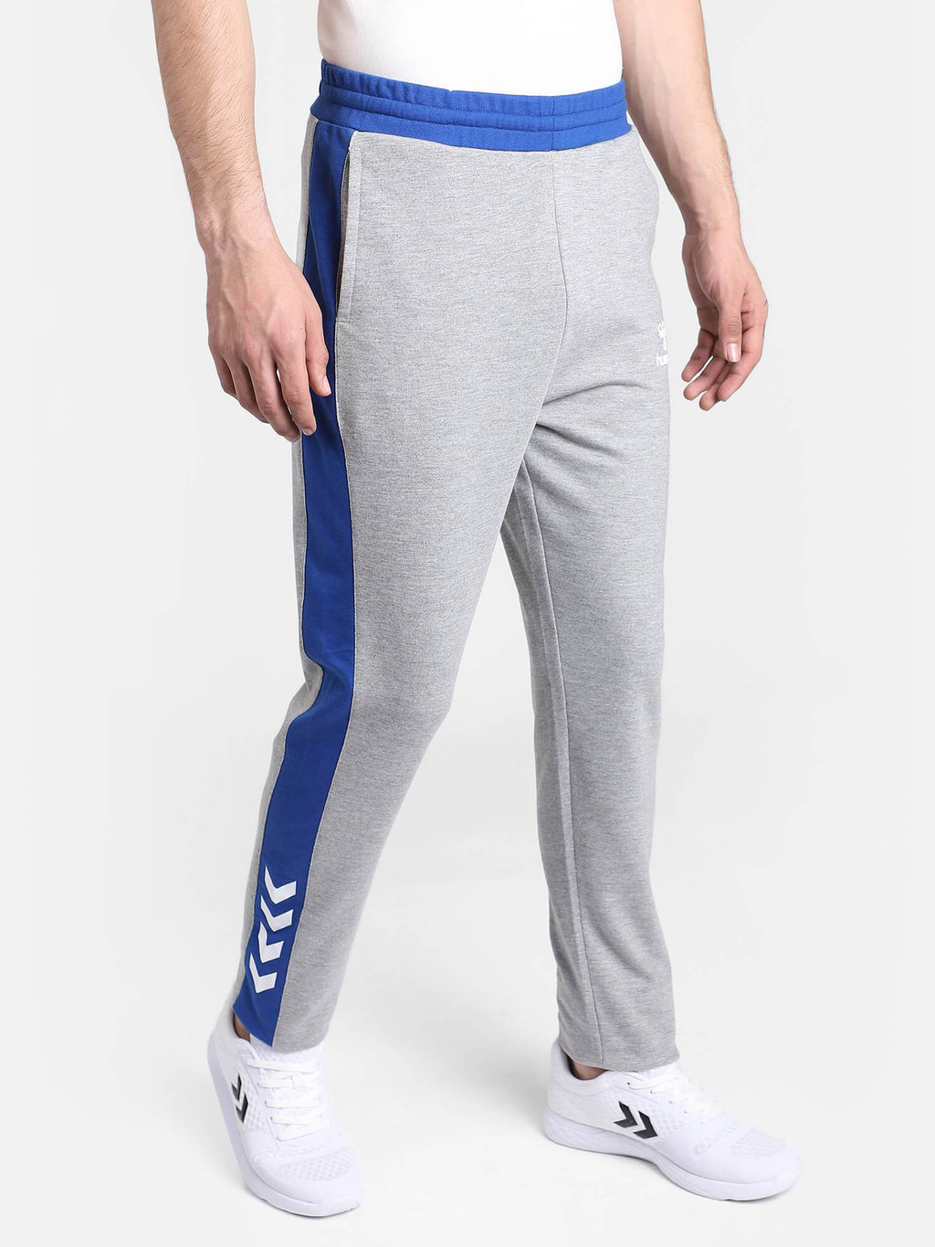 Hummel Grey Regular Shorts for Men Gym Wear