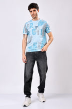 Stylox Men's Round Neck Half Sleeve Printed Casual T-Shirt
