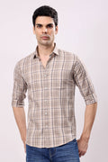 Stylox Regular Fit Full Sleeve Check Casual Shirt For Men's