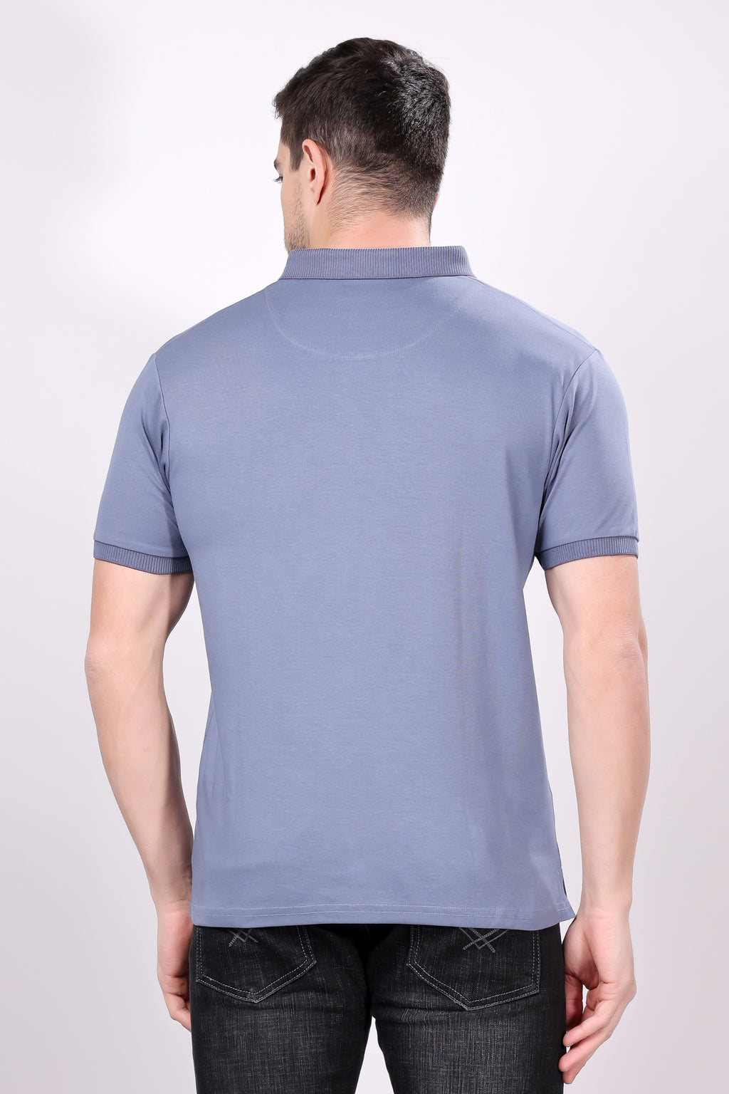Stylox Men's Half Sleeve Casual Solid T-Shirt