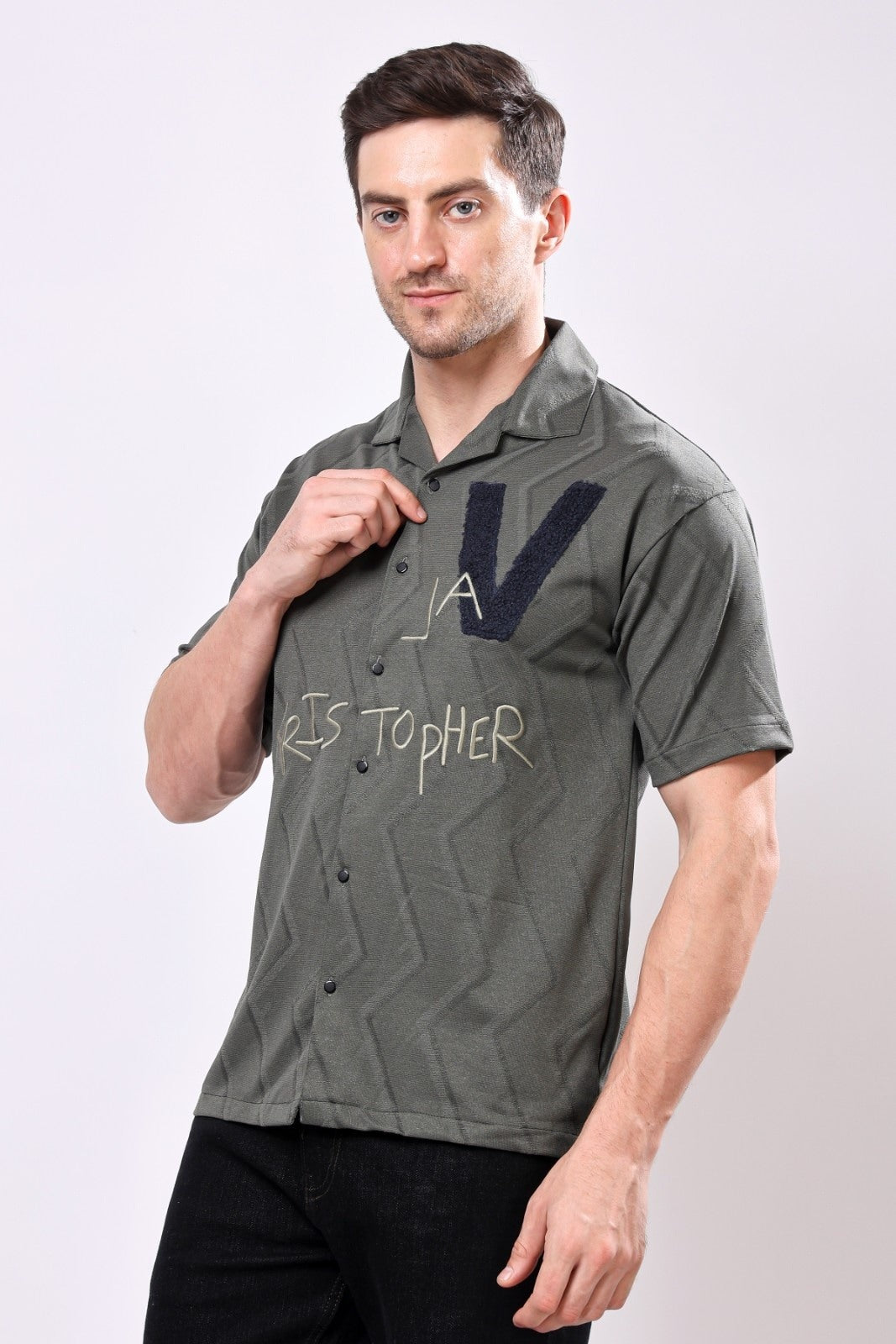 Stylox Regular Fit Half Sleeve Printed Casual Shirt for Men