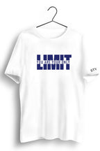 You Are Your Only Limit Printed White Dry Fit Tee
