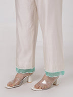 ShopKapaas Mint Green Tassels Kurta Set - Without Dupatta