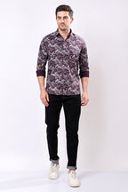 Stylox Men's Regular Fit Full Sleeve Printed Casual Shirt